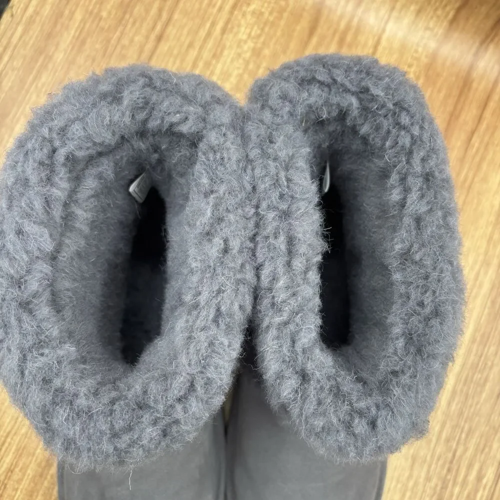 Bearpaw Kate Suede Boot With Rain And Stain‎ Repellent Gray Women’s Size 10 NEW